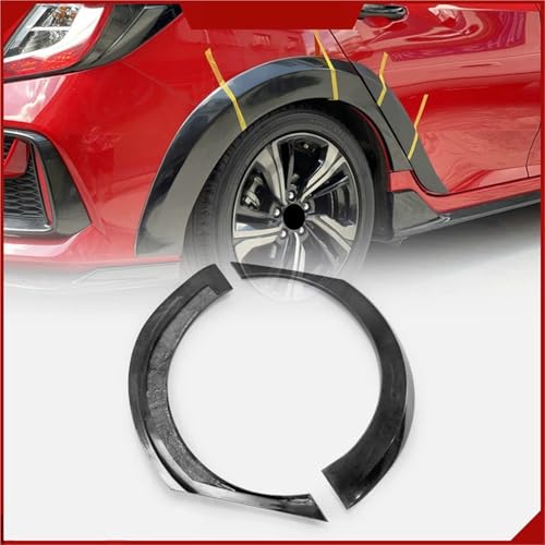 Guardabarros trasero Honda Civic FK7 para evitar salpicaduras, protector de rueda 2