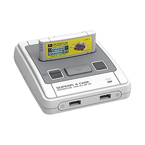 Retroflag Raspberry pi Case SUPERPi Case Functional Power Button with Safe Shutdown for Raspberry Pi4 J Case Cover