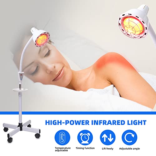 Lhcyldq Infrared-Light-Red-Heat-Lamp - 275W Near Red Infrared Heat Lamp For Relieve Joint Pain And Muscle Aches For Body Standing Heat Lamp #TOP1
