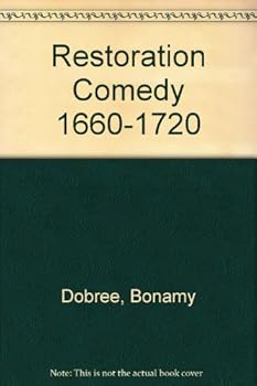 Hardcover Restoration comedy 1660-1720 Book