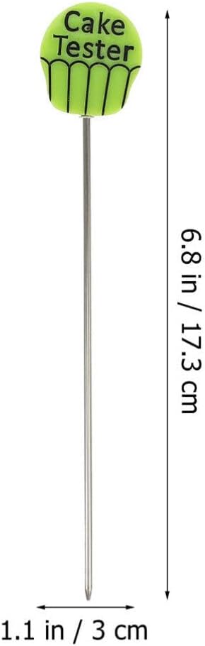 Kichvoe Cake Testing Stick Baking Tool for Easy Cake Doneness Check Reusable Kitchen Tester for Muffins Cupcakes Bread and Pastries Convenient and Design