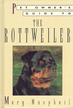 Hardcover Pet Owner's Guide to the Rottweiler Book