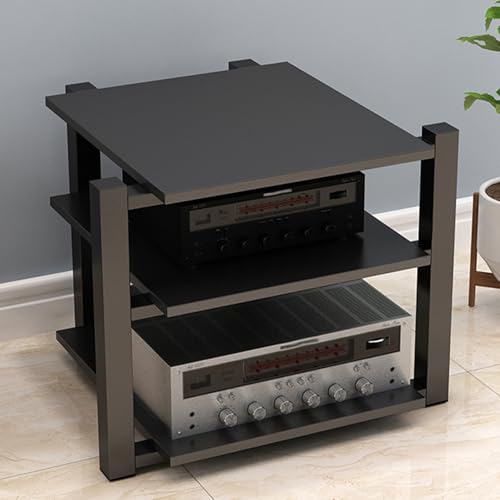 Mueble de audio Hi-Fi moderno y soporte robusto para amplificadores y equipos estéreo