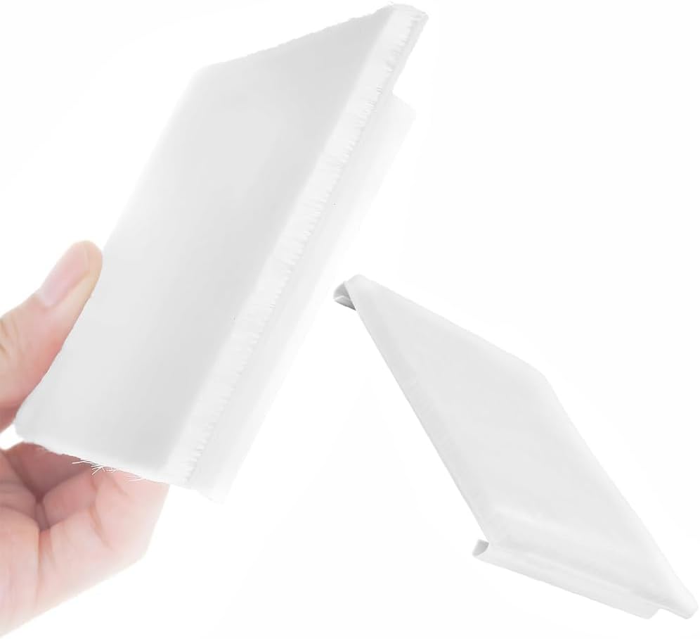 tooloflife 2 Pcs Paint Edger Replacement Bundle Pads High Density Satin Fabric Pad Refills for Home Wall Corner Ceiling Trim Painting Tool