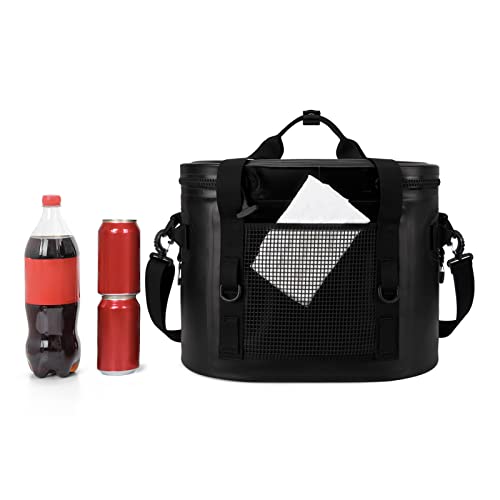 TOURIT Soft Cooler 30 Cans Leak-Proof Soft Pack Cooler Bag Waterproof Insulated Soft Sided Cooler for Hiking, Camping, Sports, Picnics, Sea Fishing, Road Beach Trip by TOURIT - Used condition - Image 6