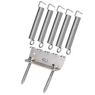 Fits for assembling vintage Strat tremolo system parts Easy to install and convenient to use Heavy duty steel ensures years of use Fits for Fender ST Strat Stratocaster style electric guitar Package Includes tremolo 5 springs,1 tremolo claw and tremo...
