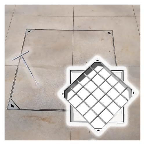 Solution d'égout robuste en acier inoxydable de qualité supérieure 65 x 75 cm - 2
