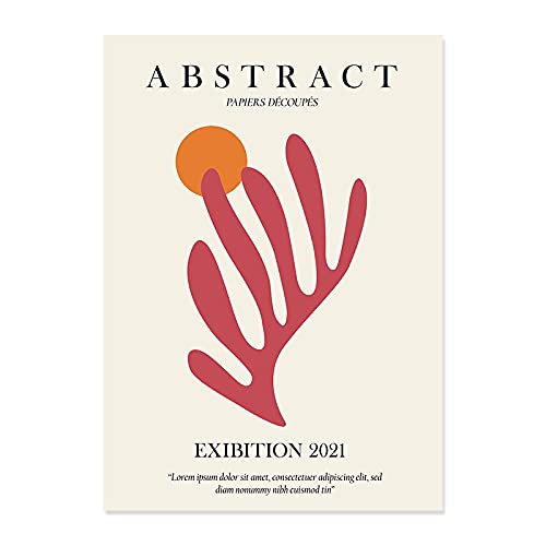 Affiches modernes toile peinture abstraite Matisse salon 50x70 - 3