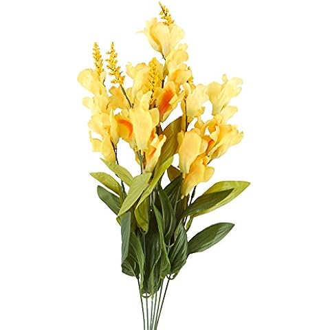 Factory Direct Craft Snapdragon Floral Bush (Yellow) Cover
