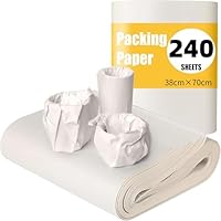 Packpapier, 240 Blatt, 70×38cm, Zeitungspapier Packpapier Zeitungspapier Umzug Papier 60 g/m² wickeln, gemacht für Umzug, Dekoration, Bastelarbeiten, Verpackung & Versand (240 Blatt (38 x 70 cm))