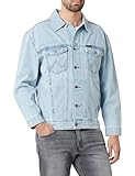 100% COTTON Wrangler Men\'s Anti FIT Jacket, ICY Brush Back, xx_l