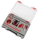 Fabriqué à partir d'alliage d'aluminium aéronautique et de polymère renforcé, ce travail du bois robuste combine une portabilité légère (800 g) avec une résistance à l'usure améliorée de 50 % par rapport aux outils standard