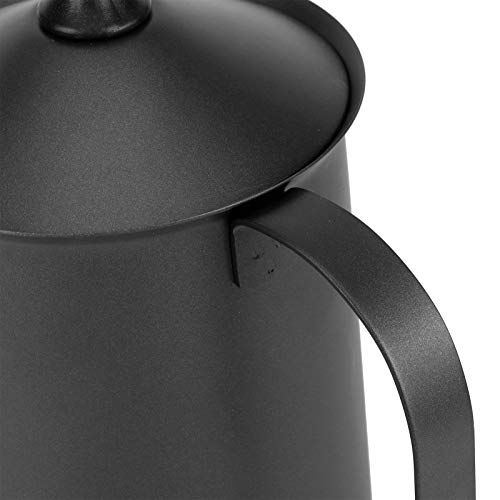 Fabricante de espuma, espumador de leite, café preto confortável de aço inoxidável Café para leite d