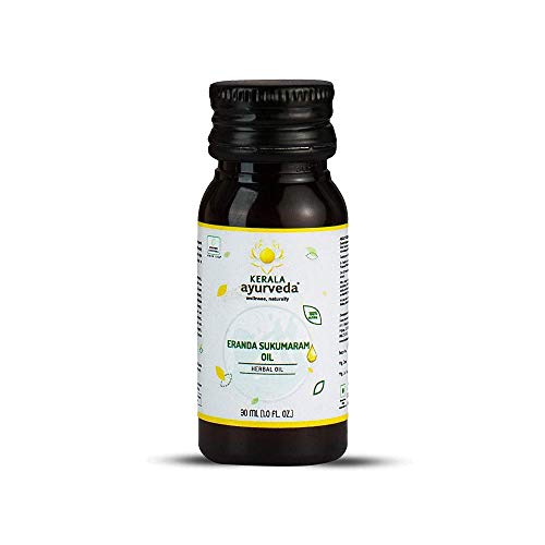 Kerala Ayurveda Eranda Sukumaram Herbal Oil for Internal Use to Help Support Healthy Elimination & Normalizes Vata and Pitta doshas