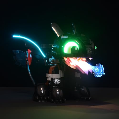 LightGo LED Kit for How to Train Your Dragon Toothless Compatible with Lego 10375 | Lighting Only-Bricks Set Not Included