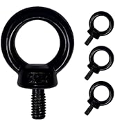 Galdexi 4 Pack M6 Eye Bolts, 304 Stainless Steel Lifting Ring Threaded Eyebolt, Machinery Shoulde...