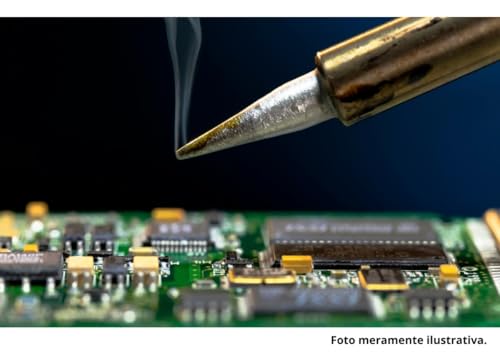 Kit Ferro de Solda 60w - Estanho - Pasta de Solda - Sugador de Solda - Maleta - Bico para Sugador de