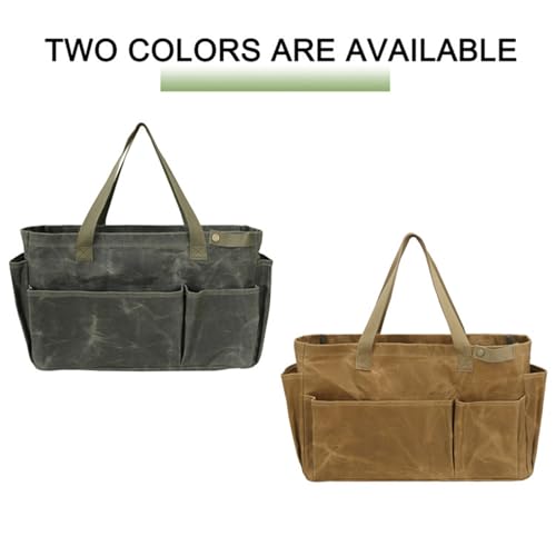 Sac de rangement en toile robuste et résistante à l'eau coloris kaki