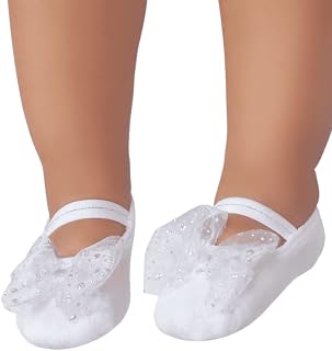 Meia Sapatilha Festa c/ Aplique, Puket, Feminino, Branco, 15 a 18