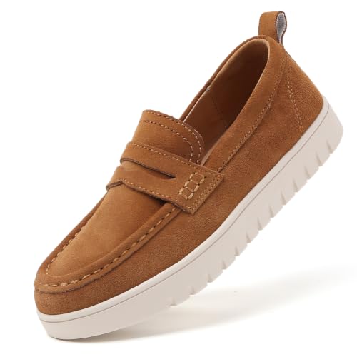 Image of QAE Loafers for Women Comfortable Slip On Shoes Casual Fashion Sneakers