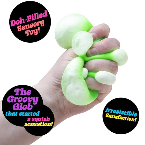 Image of Schylling NeeDoh Original - Sensory Fidget Toy - Green - Ages 3 to Adult , 1 Count ( Pack of 1)