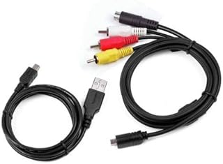 AV A/V TV Video Audio+USB Cable Cord for Sony Camcorder Handycam HDR-CX550/v/e/l