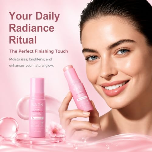 Saen Pdrn Pink Collagen Volume Multi Balm, Saen Pdrn Stick, Korean Hydrating Multi Balm Stick with Collagen Care, All-in-One Face Balm for Eye Area, Lips, Neck, Forehead and Smile Lines,2PCS - Image 6