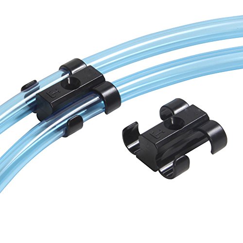Midwest Control T-18P10 3/4"-7/8" Tube Fastening Clip (10 Pack), Black