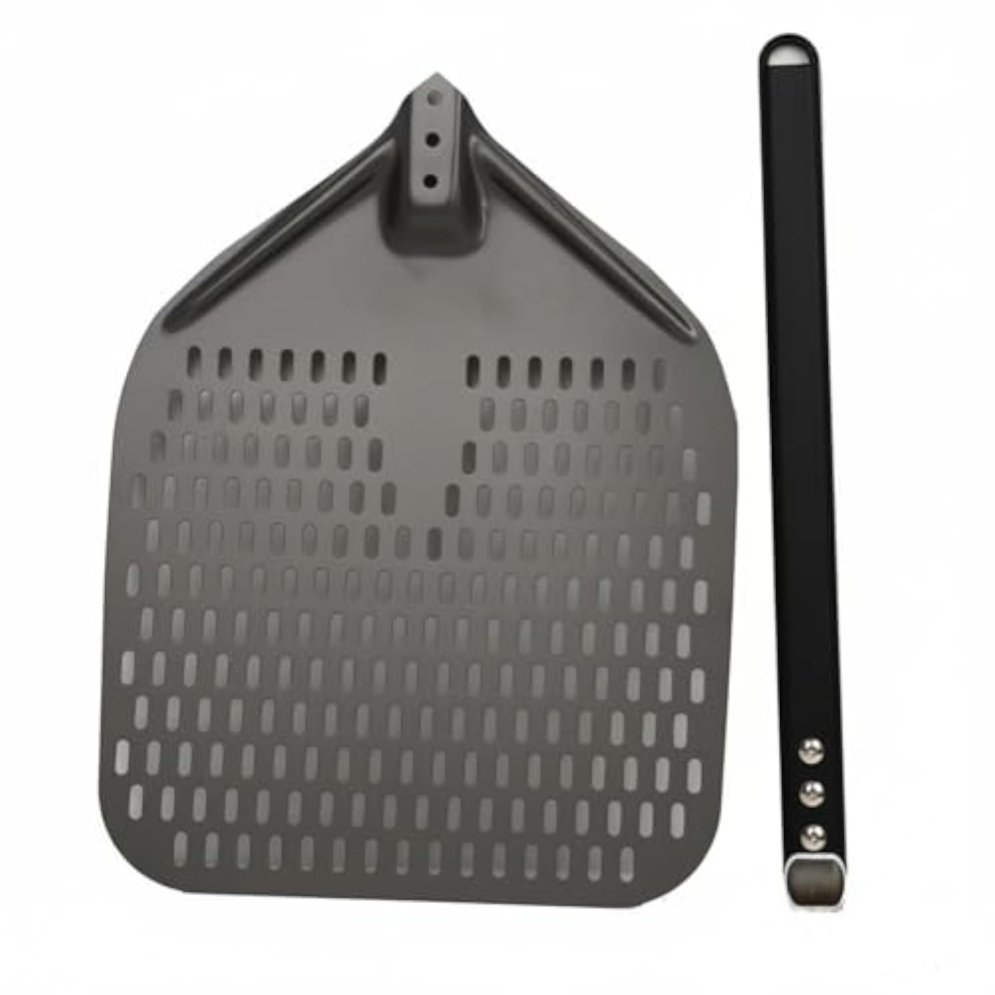 Thickened Perforated Pizza Peel, Easy Transfer Aluminum, 30CM