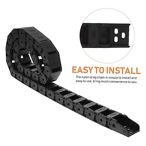 CANIGHT Máquina-Ferramenta Corrente De Náilon De Plástico Preto Corrente De Arrasto De Plástico T18