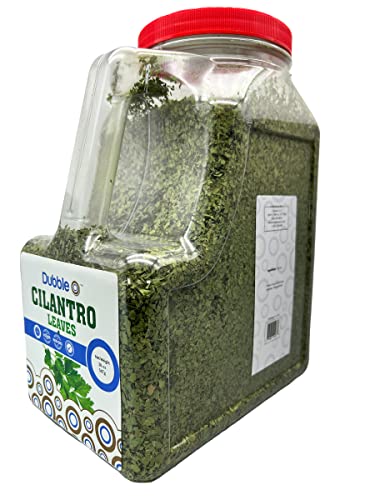 Cilantro Leaves / Flakes in Bulk - 20 oz - Non GMO, Kosher, Halal, and Gluten - Dubble O Brand