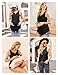 Ekouaer Nursing Maternity Tank Top Sleeveless Double Layer Breastfeeding Shirts for Pregnancy Buttion Labor Delivery Nursing Hospital Clothes Black