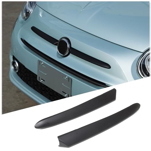 Moldura superior de parachoques delantero para Fiat 500 2016-2025, tiras de accesorios exteriores
