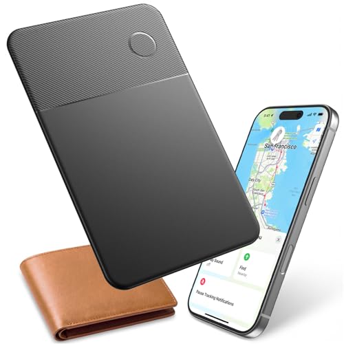 Slim Rechargeable Tracker Card for Apple Find My – Ultra-Thin