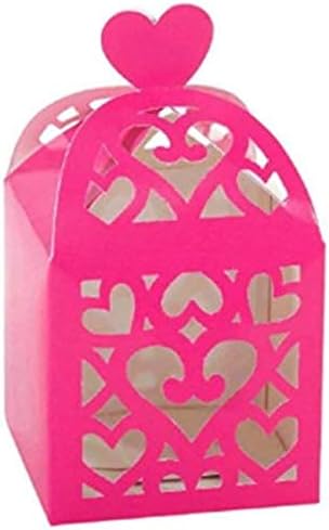 Amscan Party Supplies, Lantern Favor Boxes, Bright Pink, Party Favors, 2 1/2" H x 2 1/2" W x 2 1/2" D, 50ct image 4