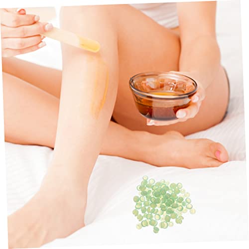 DOITOOL Cera De Depilação Feijão Cera De Abelha Verde Claro 3 Pacotes