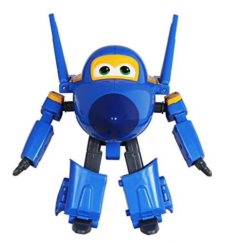 Super Wings - 5" Transforming Airport Airplane Toys Collection Playset Vehicle Action Figures | Plane To Bot | Fun Preschool Toy Plane For 3 4 5 Year Old Boys And Girls | Gifts For Birthday Kids #TOP4