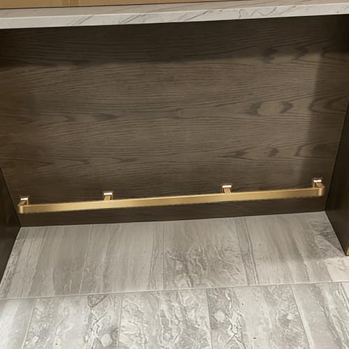 Barre de pied carrée personnalisable de 2,7 m, support de pied robuste et facile à nettoyer