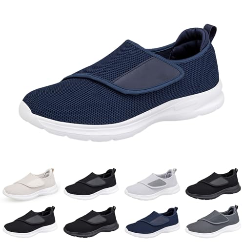 Chaussures de marche décontractées bleu pour voyages et conduite