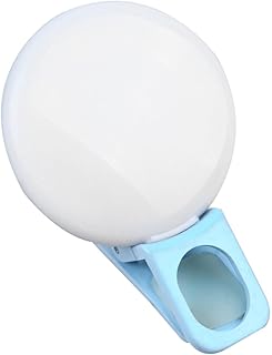 Vaguelly LED Selfie Light Mini Luz de Relleno USB Portátil para Móvil y Portátil Luz de Anillo Azul