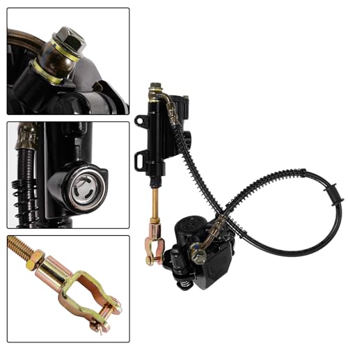 Rear Foot Brake Master Cylinder Caliper Set for 50cc 70cc 90cc 110cc 125cc by RUTU - Used condition - Image 6