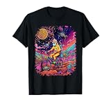 Bicycle Day Hofmann Trip | Psychedelic Comic Style Hippie T-Shirt
