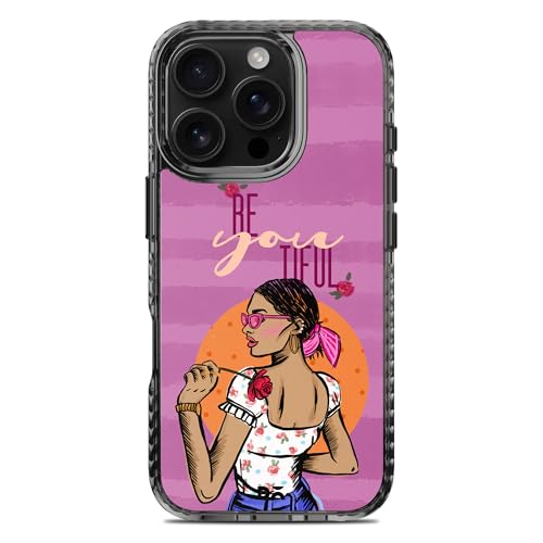 Image of DailyObjects Be You Tiful Stride 2.0 Magnetic Case Cover Compatible with iPhone 16 Pro Max | Wireless Charging Slim Back Cover | 2 Layer Edge Protection & Shockproof