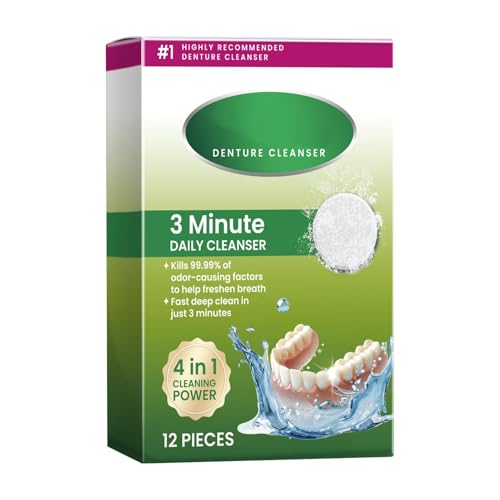 Compresse di pulizia per ritocchi | Detergente delicato per ritocchi Pulizia efficiente - Detergente per paradenti pratico detergente per protesi per apparecchi per la cura orale