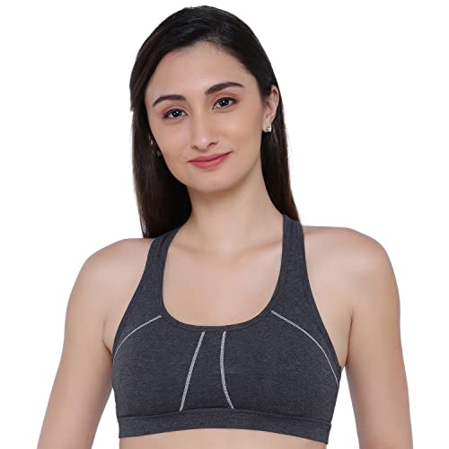 Image of Women's Cotton Blend Non-Wired Sports Bra