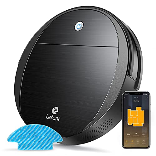 LEFANT M213 Saugroboter mit Wischfunktion,2200 Pa Saugkraft,Vermeiden von Hindernissen, Aufsaugen von Tierhaaren, Antikollision,Fortgeschrittene benut