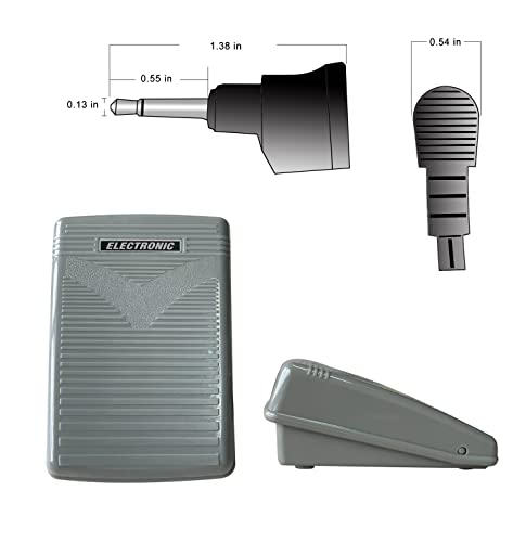 HimaPro Pedal de controle de pé e cabo de alimentação para máquinas de costura nacionais e importada