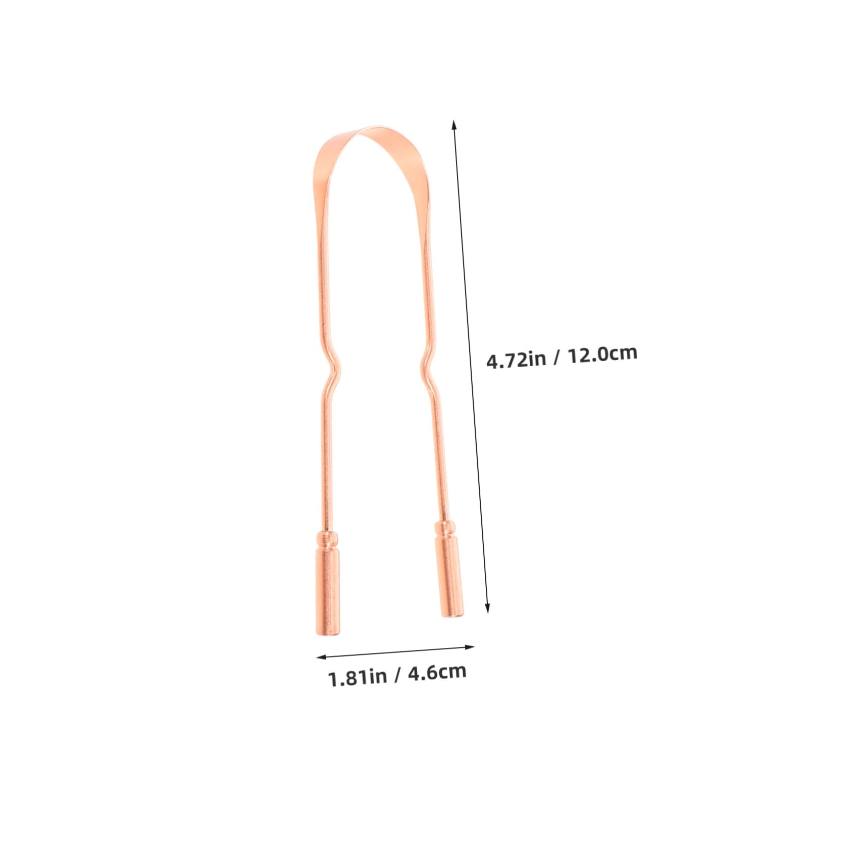 LIFKOME 2pcs U Shaped Metal Tongue Scraper for Deep Cleaning Tongue Cleaning Tools for Fresh Breath and Easy to Use Portable Oral