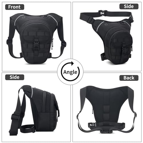 Bolsa de pierna para Yamaha MT09 MT07 impermeable y ajustable 4