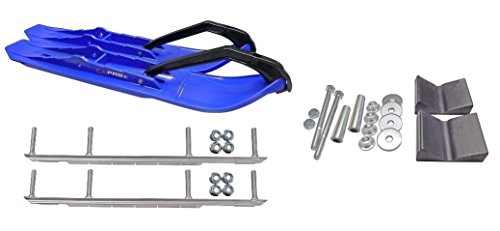 C&A Pro Blue XCS Snowmobile Skis w/ 9